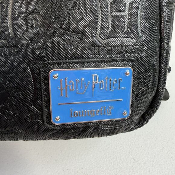 Loungefly Harry Potter Ravenclaw House Plaid‎ Mini Backpack Bag Vegan Leather main image 7